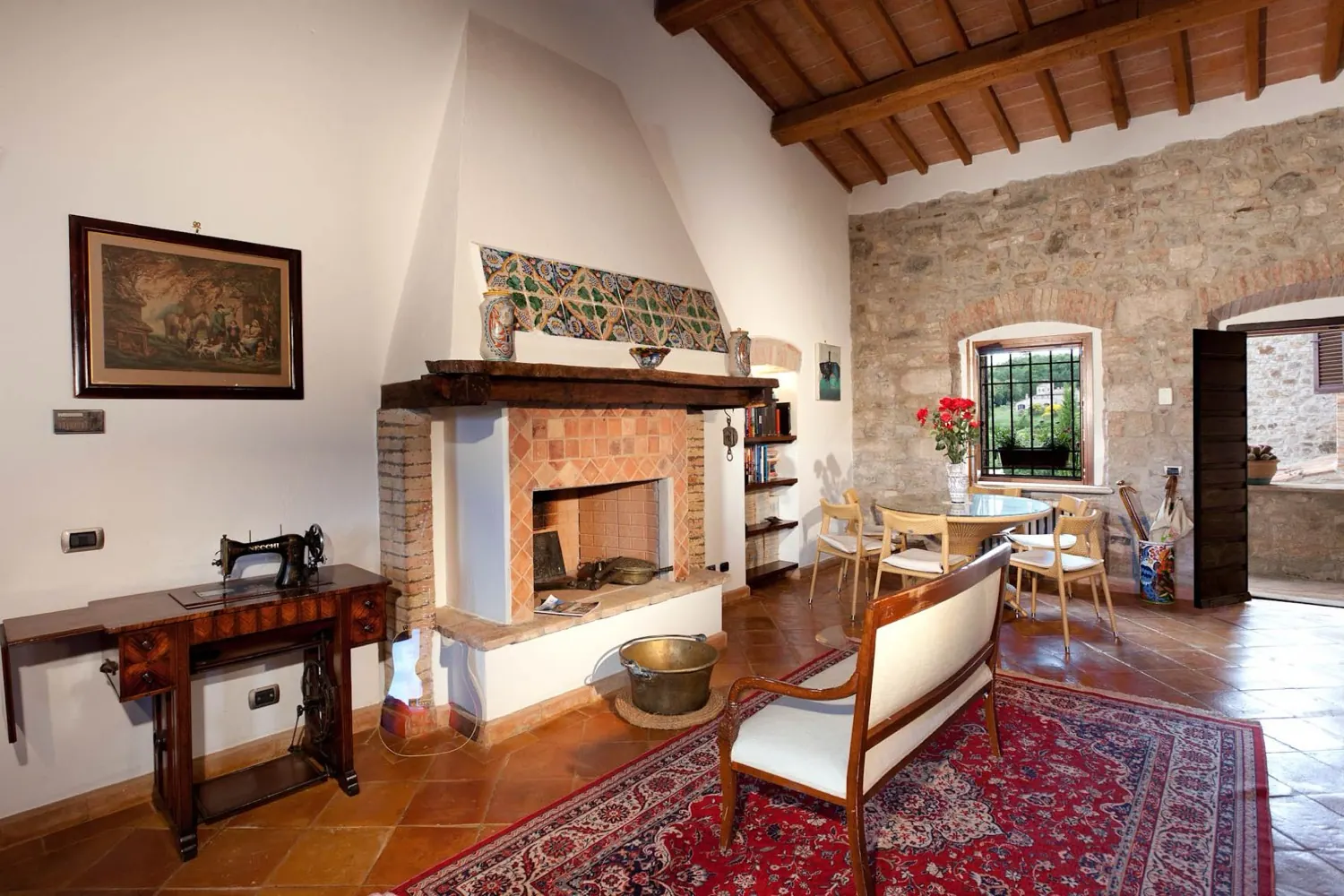 Casale grande — Salotto di entrata