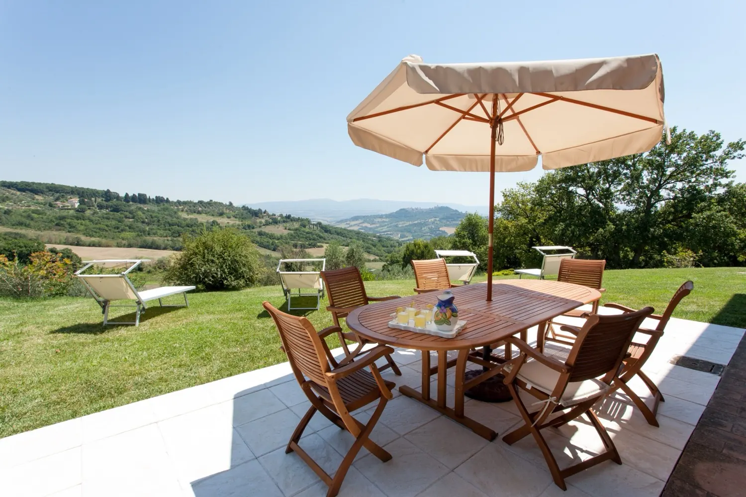 The Smaller Villa — Outdoor dining terrace